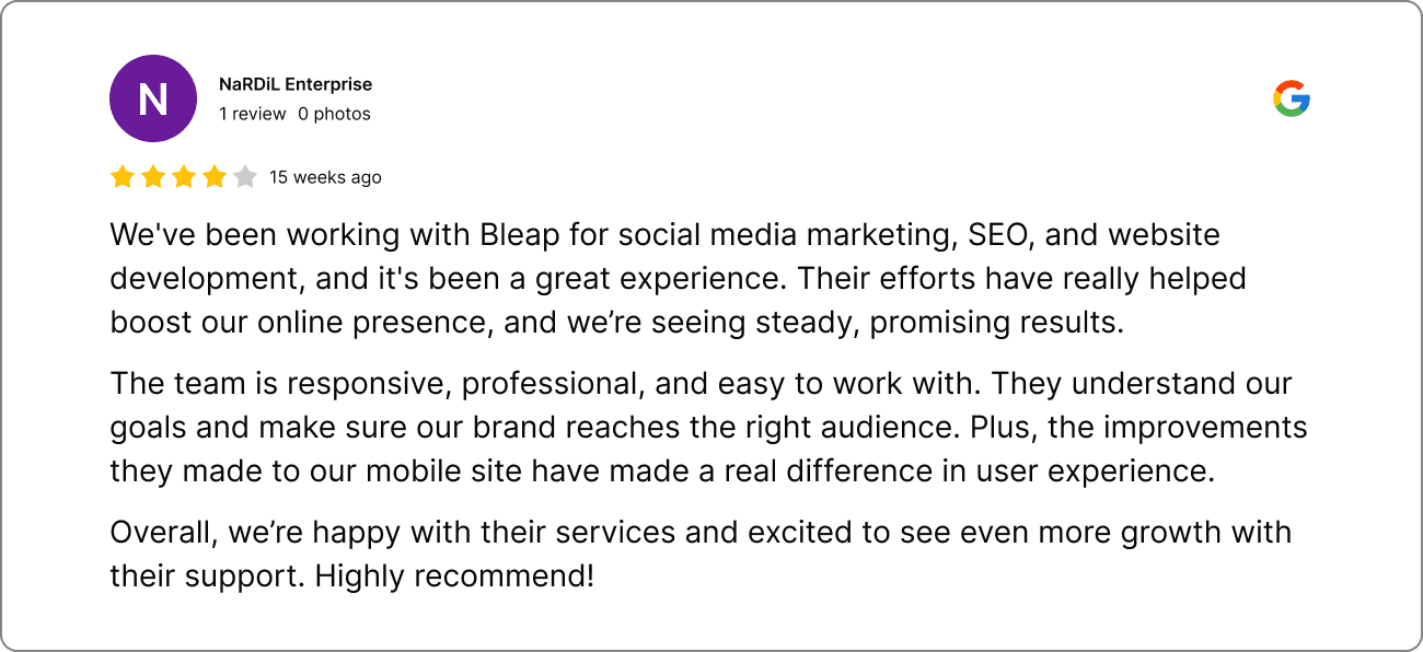 Performance chart placeholder