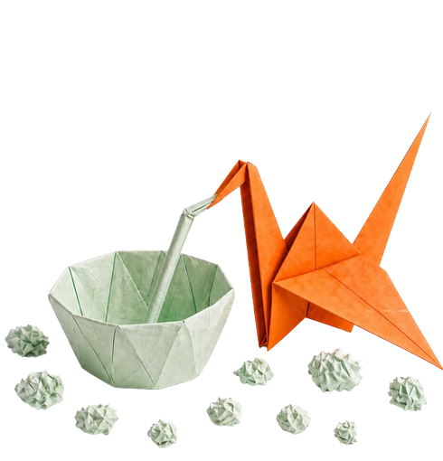 Bleap origami visual